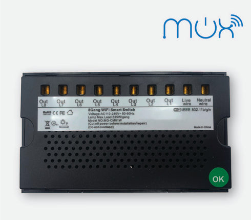 WiFi 8 Gang Switch